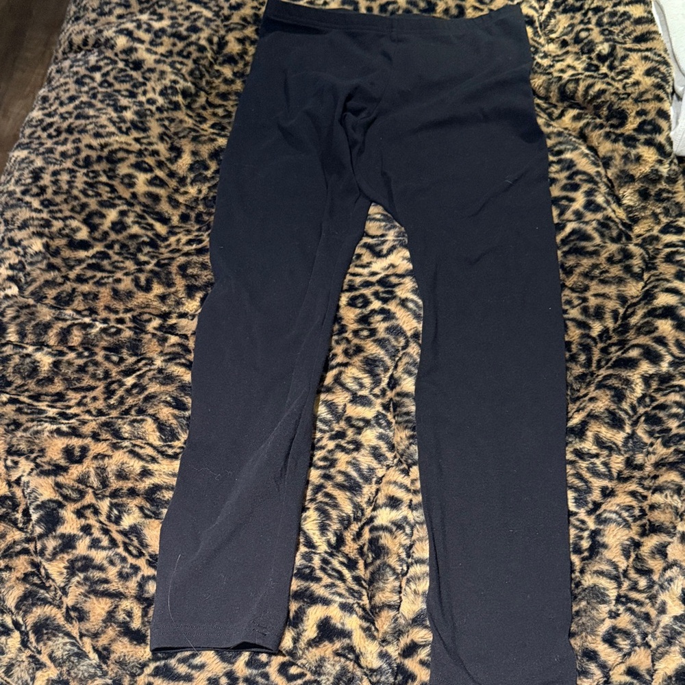 Mind body and soul size medium black leggings